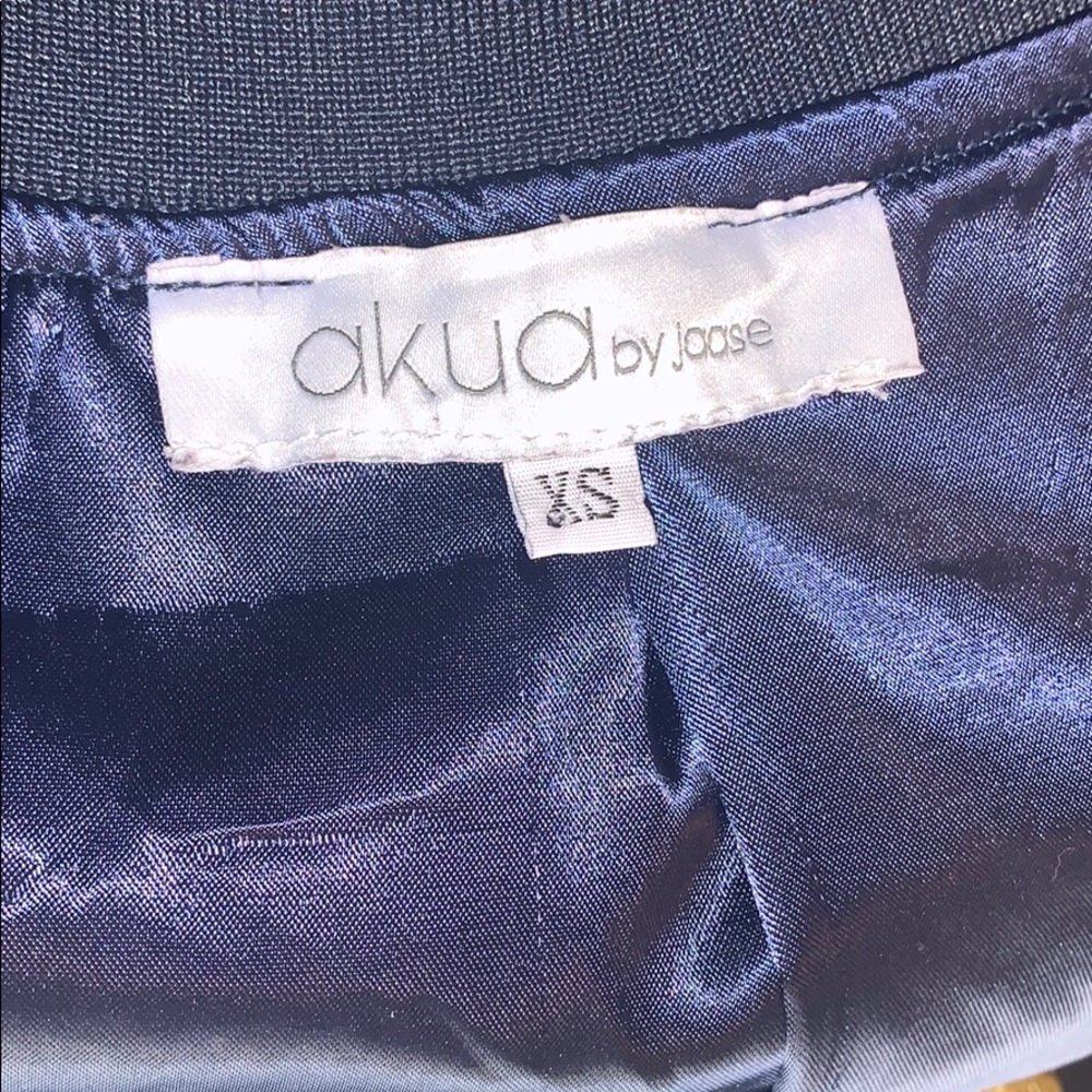 Akua by Jaase Satin Bomber Jacket - Picture 6 of 10